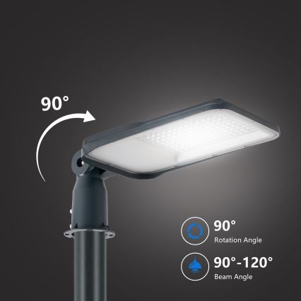 Brilagi - LED āra ielu lampa ar šarnīru URBANLIGHT LED/100W/230V antracīts IP65