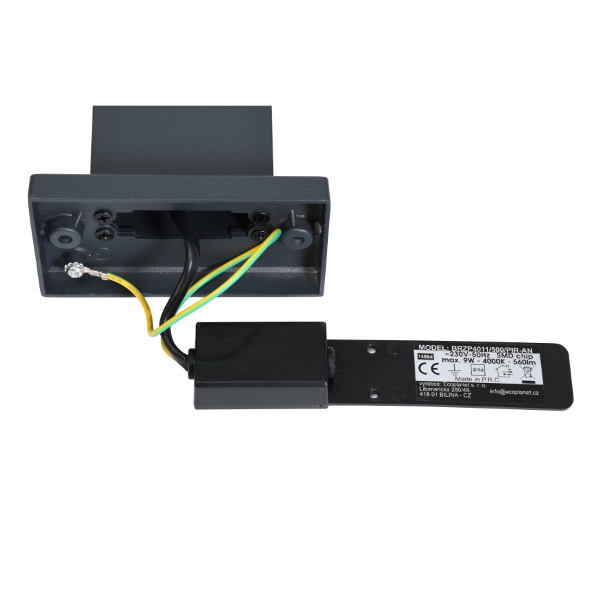 Brilagi - LED Āra lampa ar sensoru ARCELO LED/9W/230V 50 cm IP44