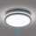 Brilagi - LED Āra lampa ar sensoru BENE LED/24W/230V d. 26 cm antracīta IP54