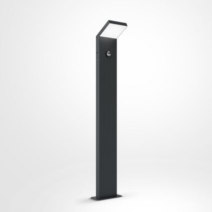 Brilagi - LED āra lampa ar sensoru RIANO LED/8W/230V antracīts IP65 80 cm