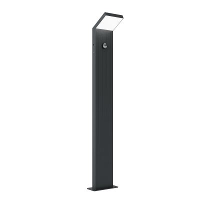 Brilagi - LED āra lampa ar sensoru RIANO LED/8W/230V antracīts IP65 80 cm