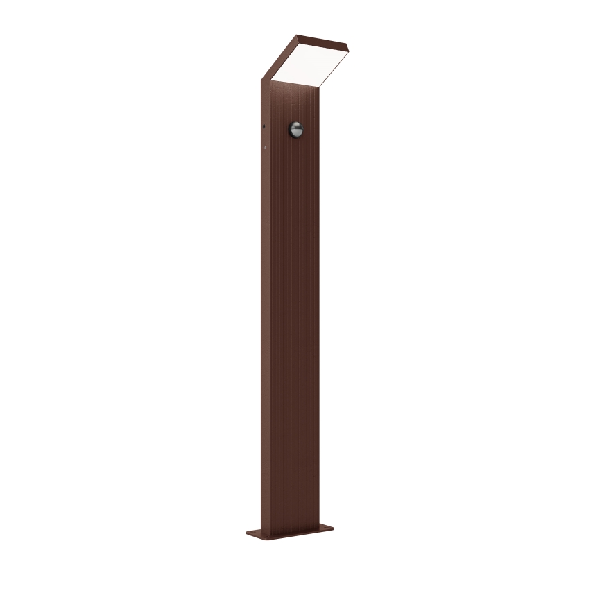 Brilagi - LED āra lampa ar sensoru RIANO LED/8W/230V brūna IP65 80 cm