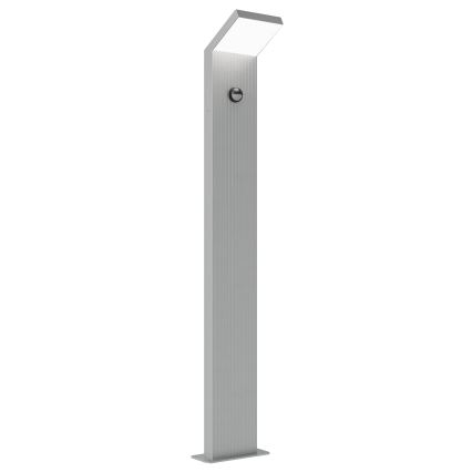 Brilagi - LED āra lampa ar sensoru RIANO LED/8W/230V sudraba IP65