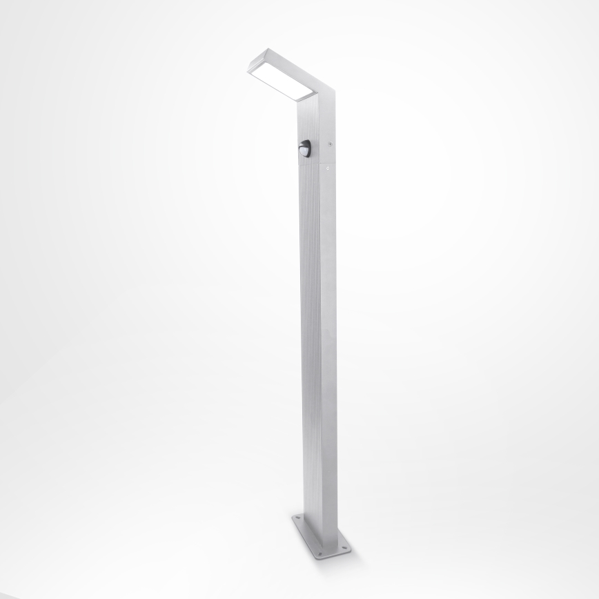 Brilagi - LED āra lampa ar sensoru RIANO LED/8W/230V sudraba IP65