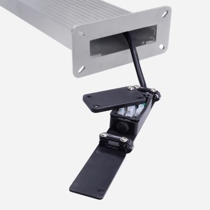 Brilagi - LED āra lampa ar sensoru RIANO LED/8W/230V sudraba IP65