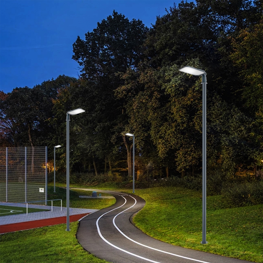Brilagi - LED āra ielu laterna ar 4 m stabu un regulējamu locītavu URBANLIGHT LED/100W/230V antracīts IP65