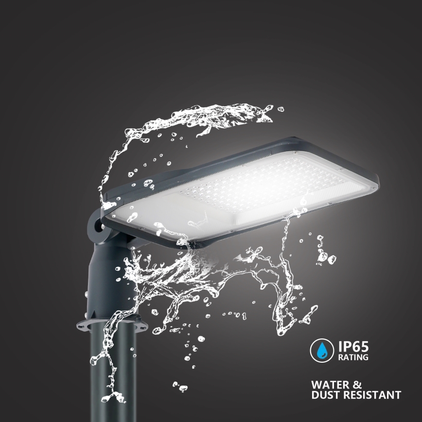 Brilagi - LED āra ielu laterna ar 4 m stabu un regulējamu locītavu URBANLIGHT LED/100W/230V antracīts IP65