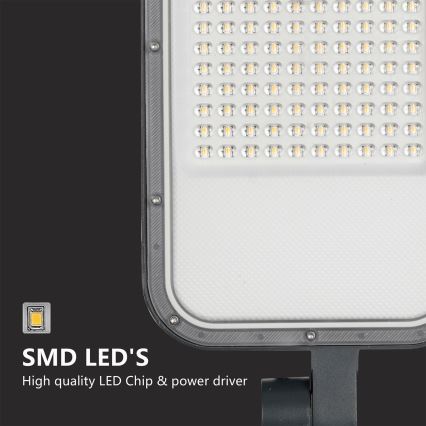 Brilagi - LED āra ielu laterna ar 4 m stabu un regulējamu locītavu URBANLIGHT LED/100W/230V antracīts IP65