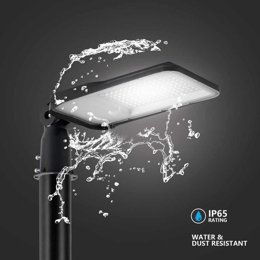 Brilagi - LED āra ielu lampa ar 4 m stabu un šarnīru URBANLIGHT LED/100W/230V melna IP65