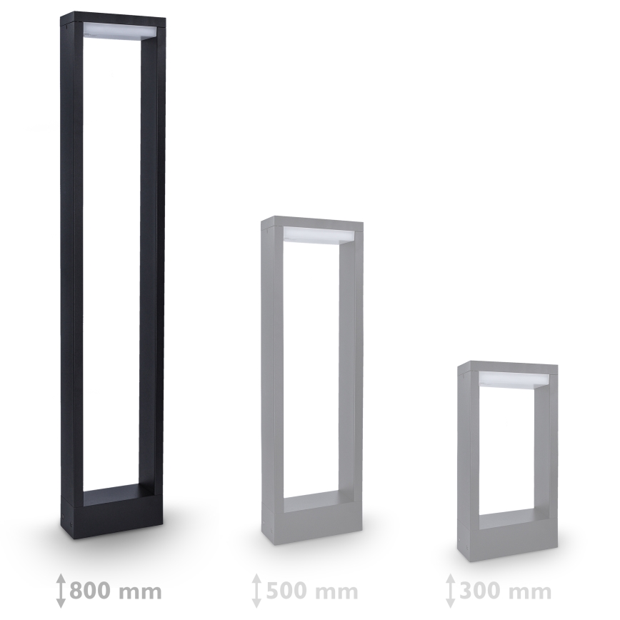 Brilagi - LED Āra lampa BARI LED/7W/230V 3000/4000/6000K antracīta IP54 80 cm