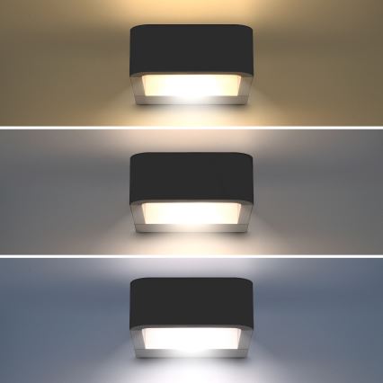 Brilagi - LED Āra sienas lampa BARI LED/7W/230V 3000/4000/6000K antracīta IP54