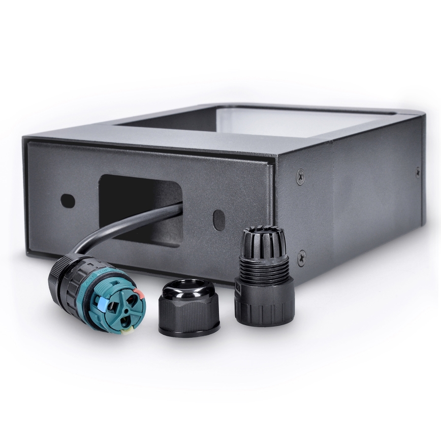 Brilagi - LED Āra sienas lampa BARI LED/7W/230V 3000/4000/6000K antracīta IP54