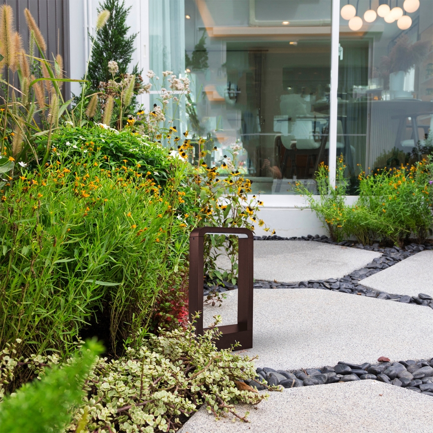 Brilagi - LED āra lampa BARI LED/7W/230V 3000/4000/6000K brūna IP54 30 cm