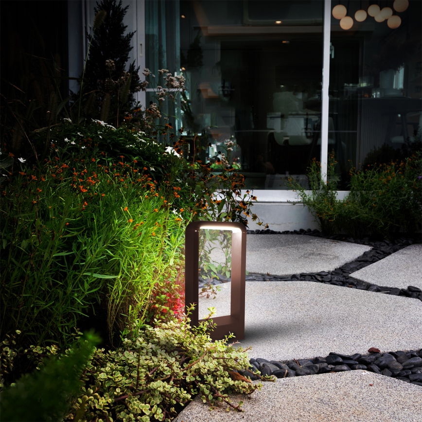 Brilagi - LED āra lampa BARI LED/7W/230V 3000/4000/6000K brūna IP54 30 cm