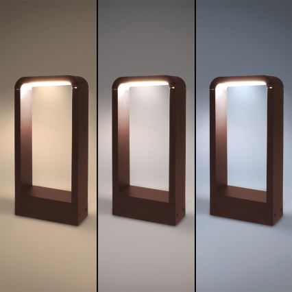 Brilagi - LED āra lampa BARI LED/7W/230V 3000/4000/6000K brūna IP54 30 cm