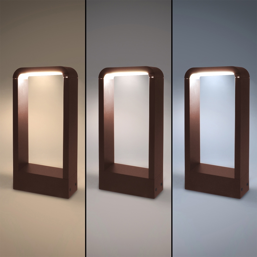 Brilagi - LED āra lampa BARI LED/7W/230V 3000/4000/6000K brūna IP54 30 cm