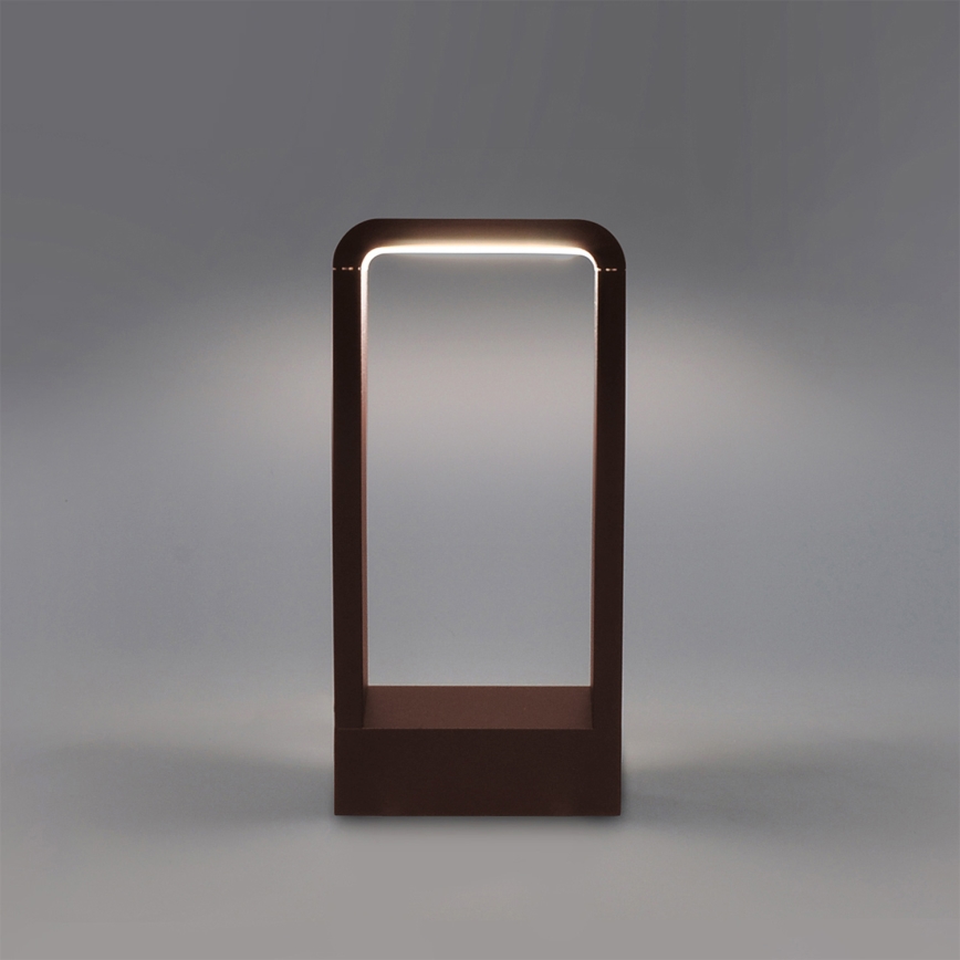 Brilagi - LED āra lampa BARI LED/7W/230V 3000/4000/6000K brūna IP54 30 cm