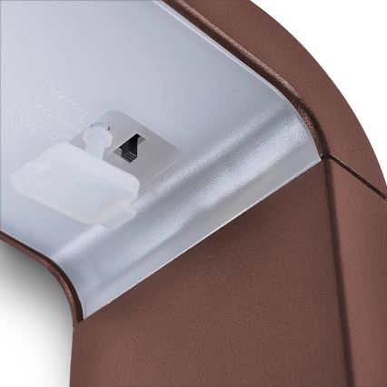 Brilagi - LED āra lampa BARI LED/7W/230V 3000/4000/6000K brūna IP54 50 cm