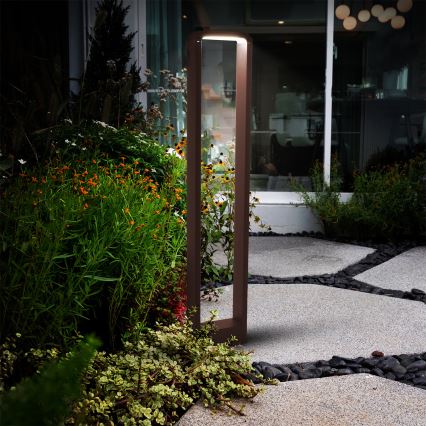 Brilagi - LED āra lampa BARI LED/7W/230V 3000/4000/6000K brūna IP54 80 cm