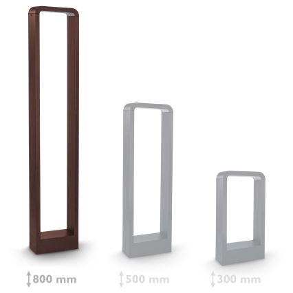 Brilagi - LED āra lampa BARI LED/7W/230V 3000/4000/6000K brūna IP54 80 cm