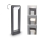 Brilagi - LED Āra lampa CROTONE LED/7W/230V antracīta IP54 50 cm