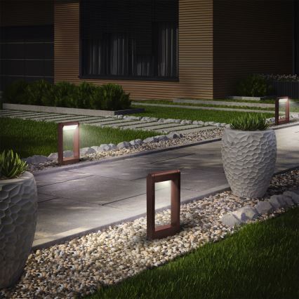 Brilagi - LED āra lampa CROTONE LED/7W/230V brūna IP54 30 cm