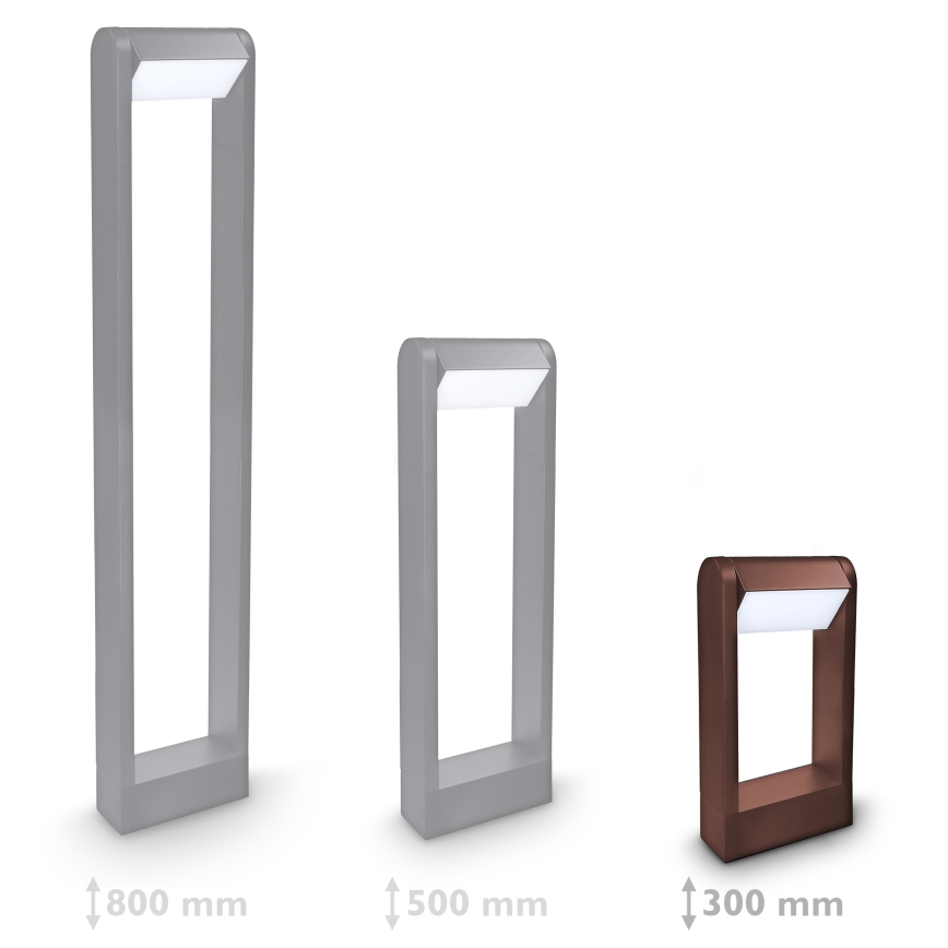 Brilagi - LED āra lampa CROTONE LED/7W/230V brūna IP54 30 cm