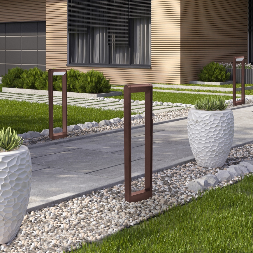 Brilagi - LED āra lampa CROTONE LED/7W/230V brūna IP54 80 cm