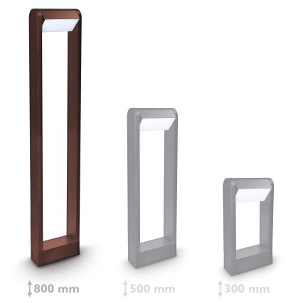 Brilagi - LED āra lampa CROTONE LED/7W/230V brūna IP54 80 cm