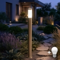 BRILAGI - LED āra lampa ELIA 1xE27/7W/230V 4000K IP44 100 cm matēts hroms