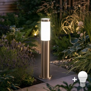 BRILAGI - LED āra lampa ELIA 1xE27/7W/230V 4000K IP44 50 cm matēts hroms