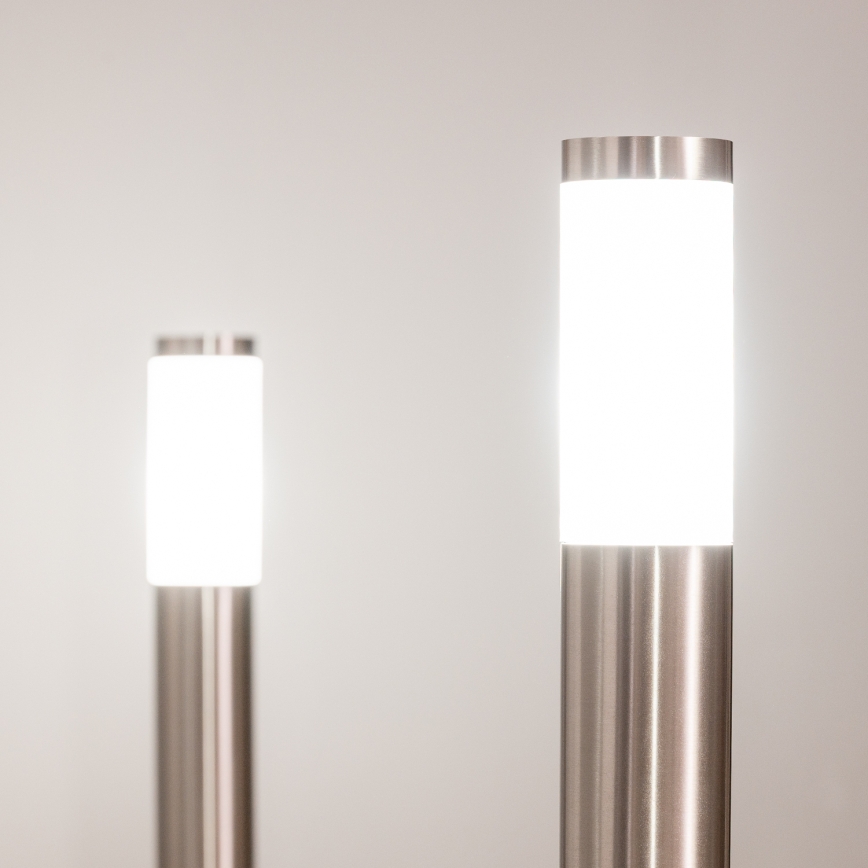 BRILAGI - LED dimējama āra lampa ELIA 1xE27/6W/230V 2700-6500K IP44 Wi‑Fi 100 cm matēts hroms
