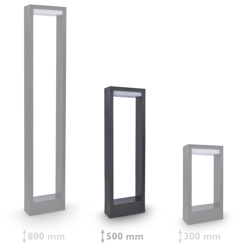 Brilagi-LED Āra lampa RAGUSA LED/7W/230V 3000/4000/6000K antracīta IP54 50 cm