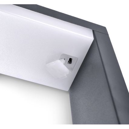 Brilagi - LED Āra lampa RAGUSA LED/7W/230V 3000/4000/6000K antracīta IP54 80 cm
