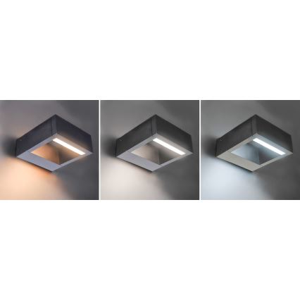 Brilagi - LED Āra sienas lampa RAGUSA LED/7W/230V 3000/4000/6000K antracīta IP54