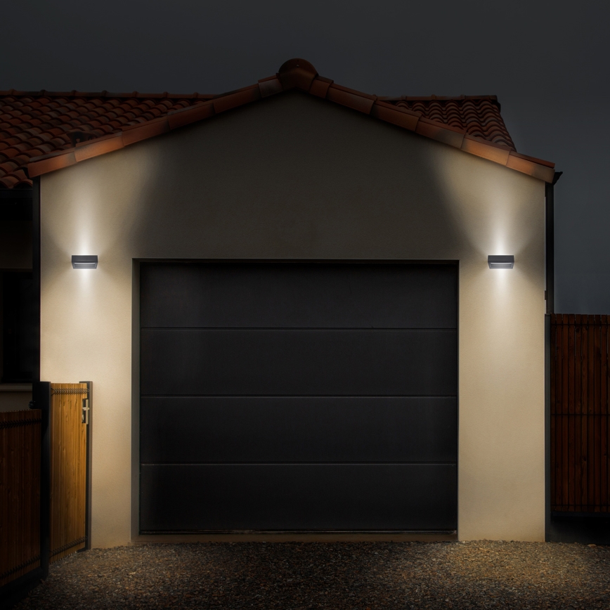 Brilagi - LED Āra sienas lampa RAGUSA LED/7W/230V 3000/4000/6000K antracīta IP54