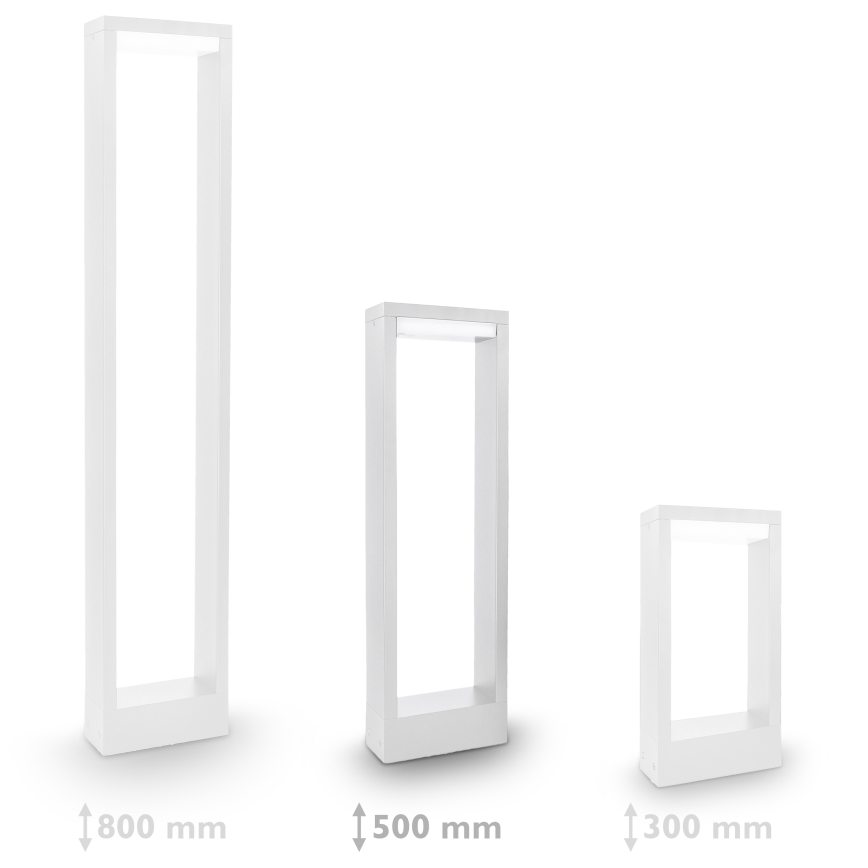 Brilagi - LED Āra lampa RAGUSA LED/7W/230V 3000/4000/6000K balta IP54 50 cm