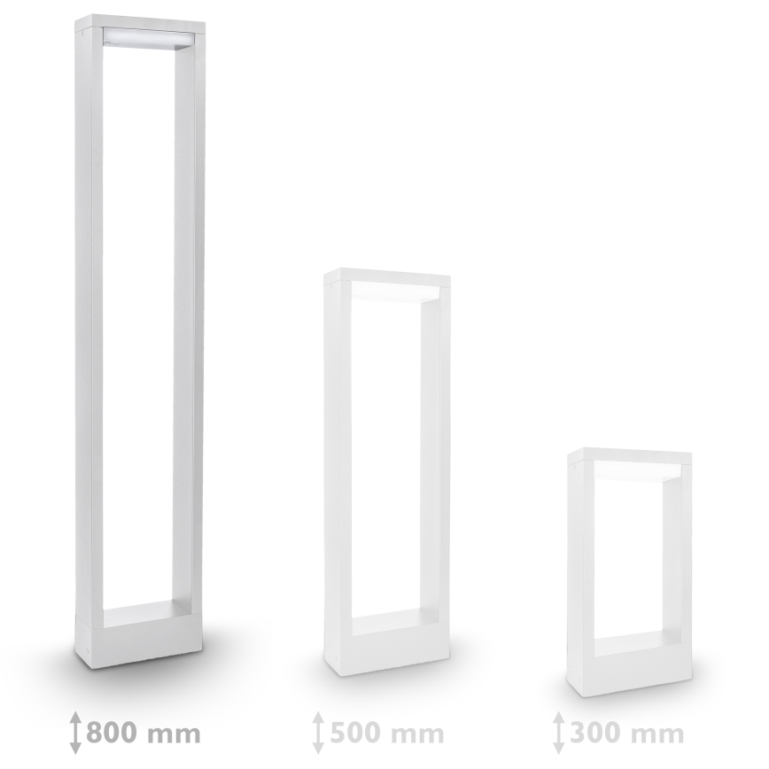 Brilagi - LED Āra lampa RAGUSA LED/7W/230V 3000/4000/6000K balta IP54 80 cm