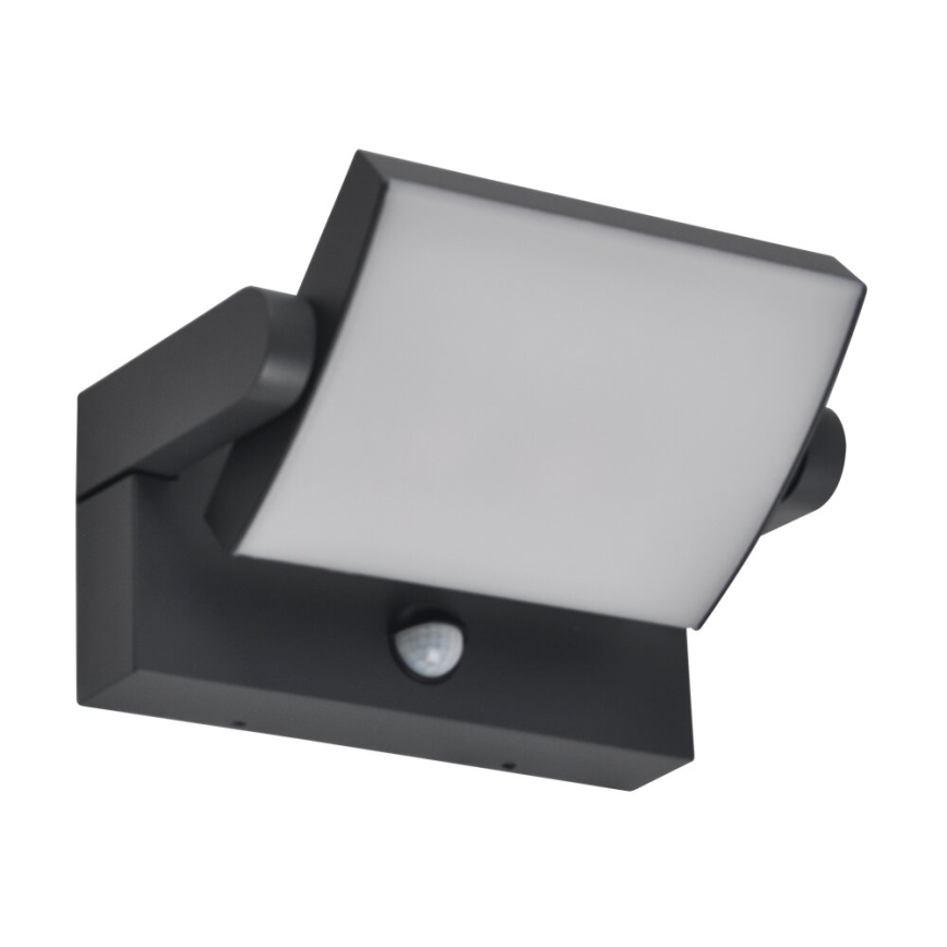 BRILAGI - LED āra sienas gaismeklis ar kustības un krēslas sensoru ANKLE LED/12W/230V IP65 melns