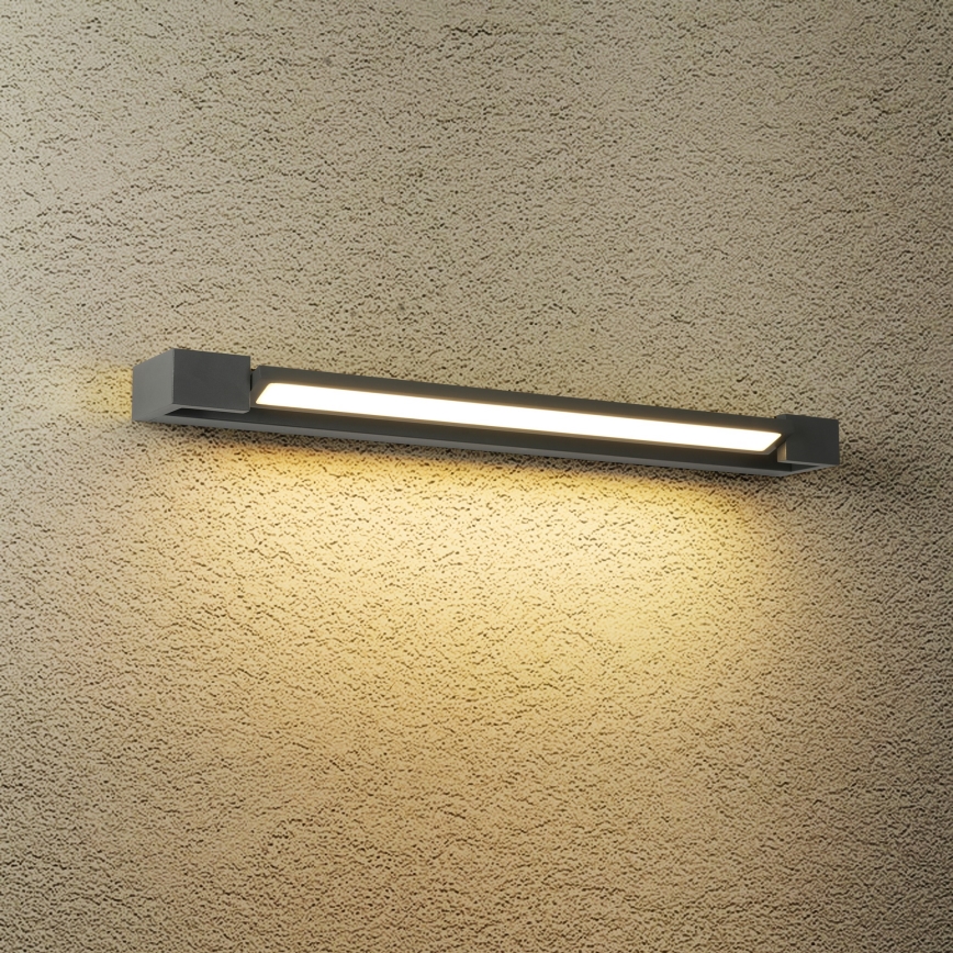Brilagi - LED āra sienas gaismeklis AQUA LINE LED/18W/230V 60 cm IP44 antracīts CRI 90