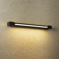 BRILAGI - LED Āra sienas gaismeklis AQUA LINE LED/18W/230V 60 cm IP44 melns CRI 90