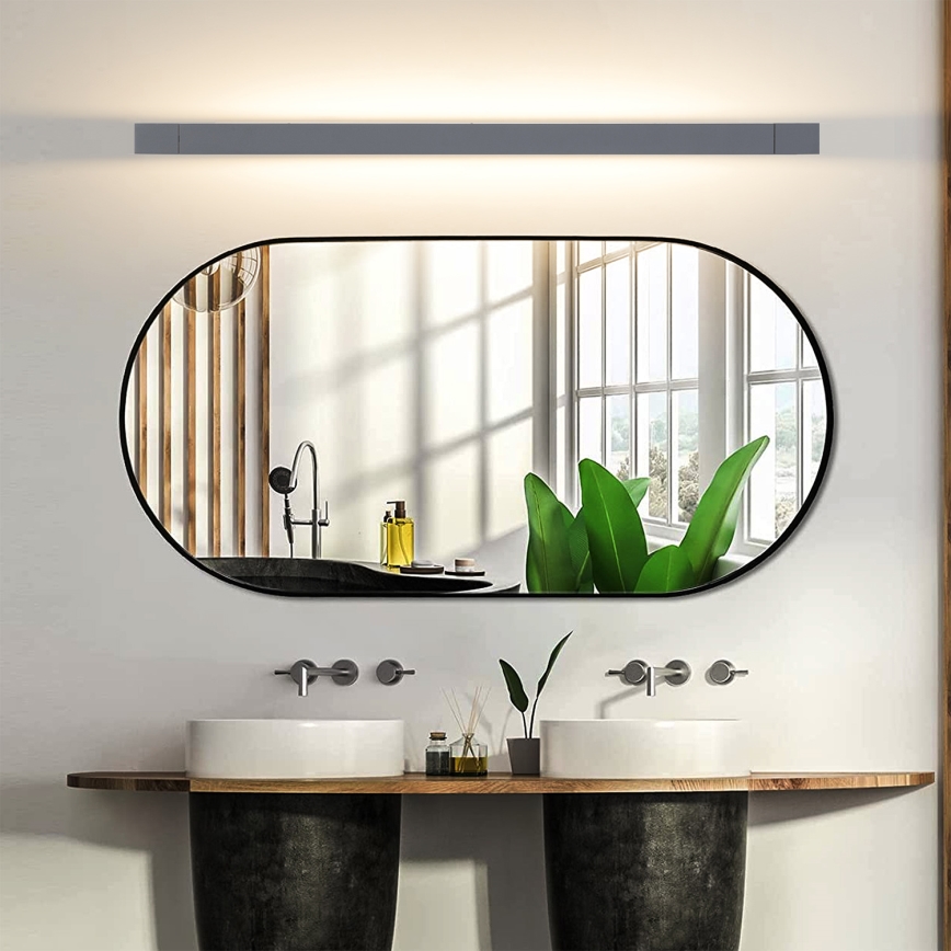 Brilagi - LED āra sienas gaismeklis AQUA LINE LED/24W/230V 90 cm IP44 antracīts CRI 90