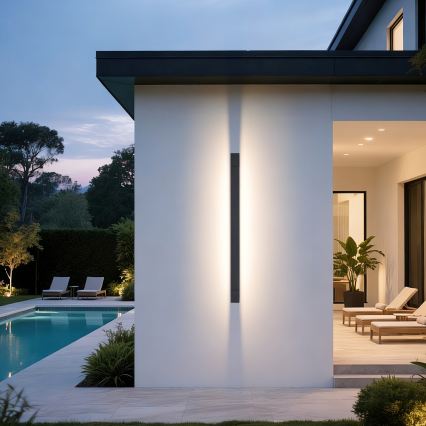 Brilagi - LED āra sienas gaismeklis AQUA LINE LED/36W/230V 120 cm IP44 antracīts CRI 90