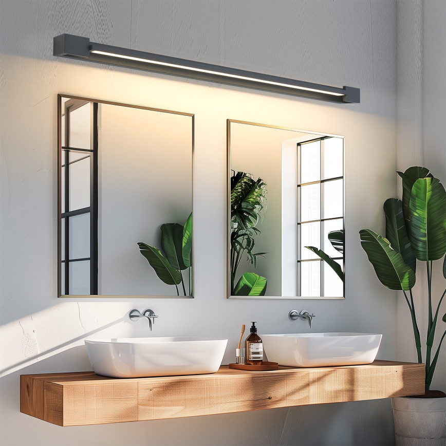 Brilagi - LED āra sienas gaismeklis AQUA LINE (LED, 36 W, 230 V, 120 cm, IP44, antracīts, CRI 90)