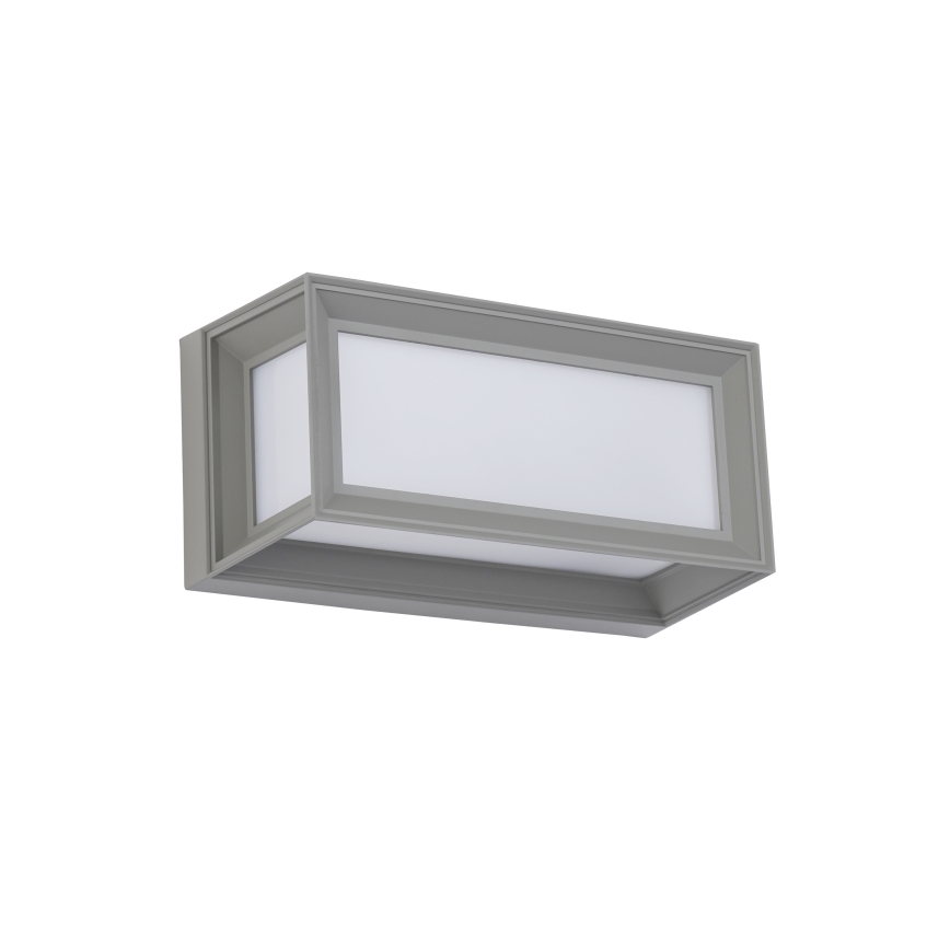 Brilagi - LED āra sienas gaismeklis ar sensoru PARKER LED/12W/230V pelēks IP44
