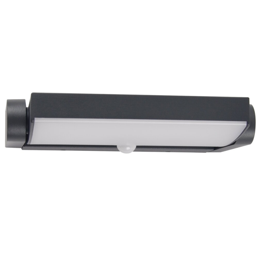 Brilagi - LED āra sienas gaismeklis ar sensoru ANKLE LED/18W/230V 3000K IP65 antracīts