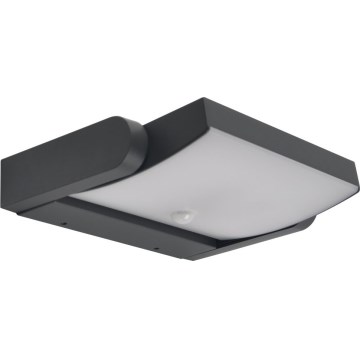 Brilagi - LED āra sienas gaismeklis ar sensoru ANKLE LED/18W/230V 4000K IP65 antracīts