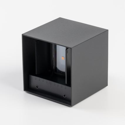BRILAGI - LED āra sienas gaismeklis ar sensoru CUBE LED/6W/230V melns IP65