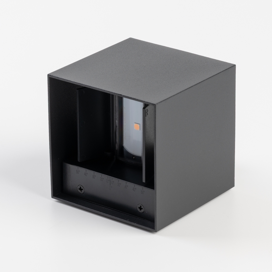 BRILAGI - LED āra sienas gaismeklis ar sensoru CUBE LED/6W/230V melns IP65