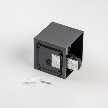 BRILAGI - LED āra sienas gaismeklis ar sensoru CUBE LED/6W/230V melns IP65